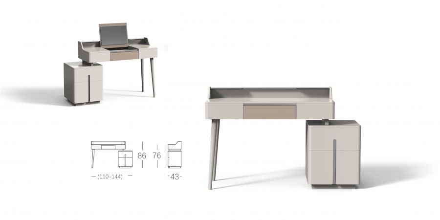 dressing table with storage
