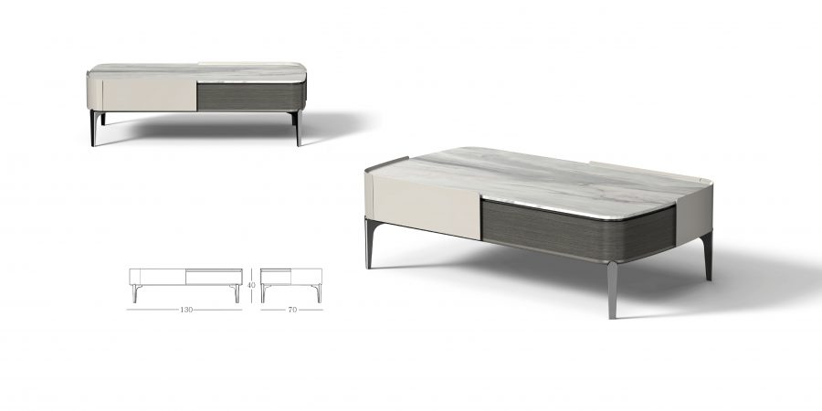 rectangle center table